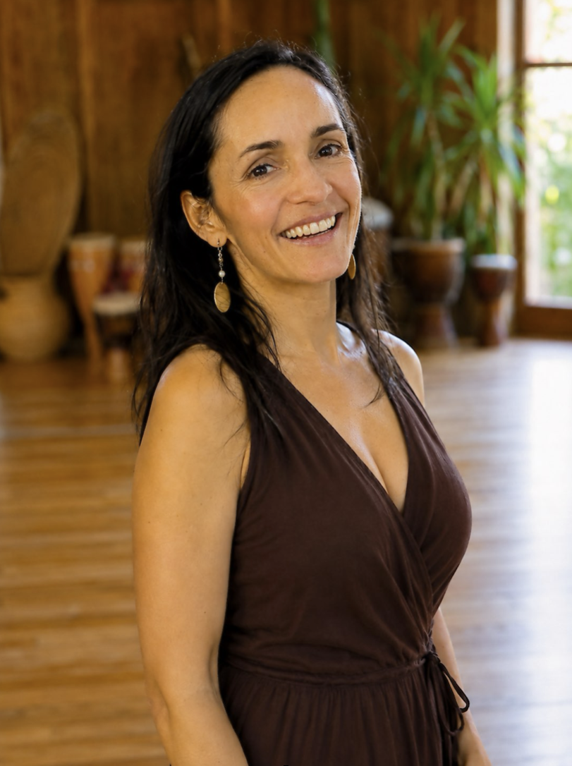 Angela Duran standing in her Durham studio